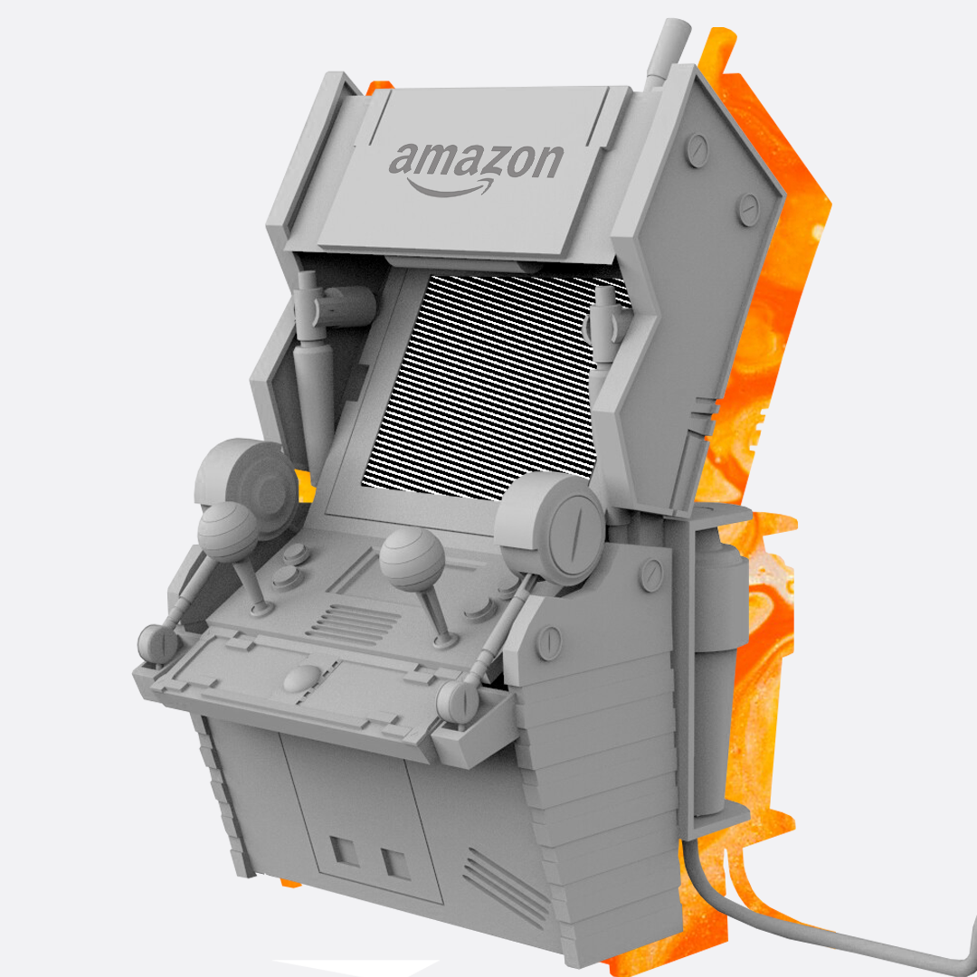 Игровой автомат Amazon иллюстрирует статью про BuyBox.