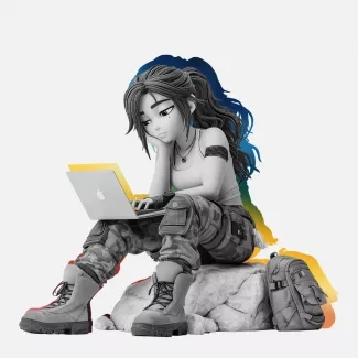 Web & Mobile development - 15 Ілюстрація для статті про ChatGPT, GEO та SEO.