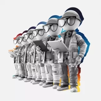 Розробка мобільних додатків в Україні - 33 Ілюстрація до статті про шість кращих конструкторів мобільних додатків для iOS і Android.